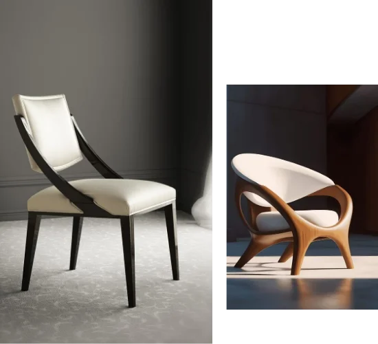 ustom made upholstered chairs Dubai