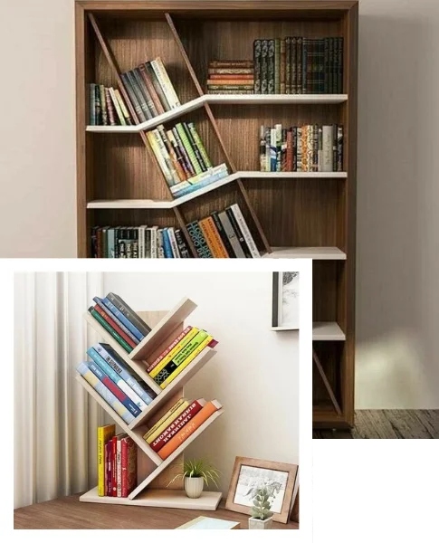 wood book shelves Dubai