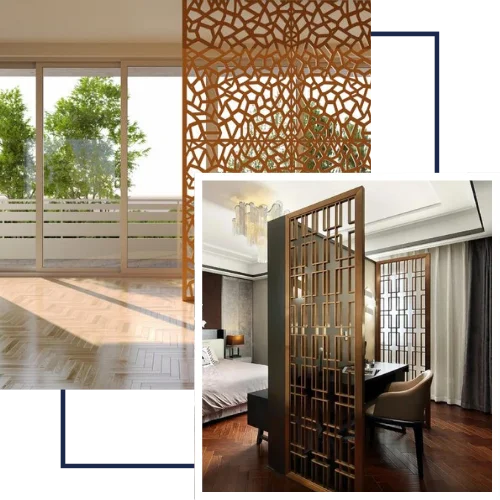 wooden room divider in Sharjah